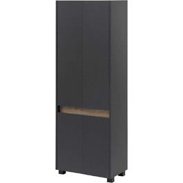 Високий шафа Schildmeyer Cosmo 701514, 57x164,5x33 см, білий, для ванної кімнати