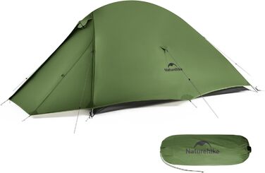 Двомісний намет Naturehike Cloud Up Pro – легкий, водонепроникний, вітростійкий купольний намет для кемпінгу, туризму та подорожей