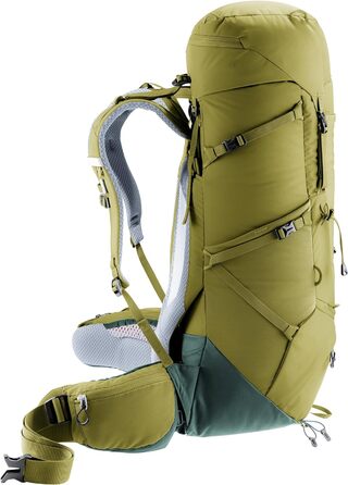 Туристичний рюкзак Deuter Aircontact Core 40+10 л, зелений, модель 2024, для трекінгу