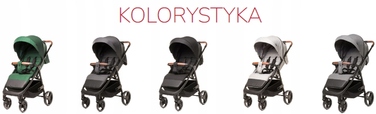 Дитячий прогулянковий візок 4Baby Stinger XXIII, чорний