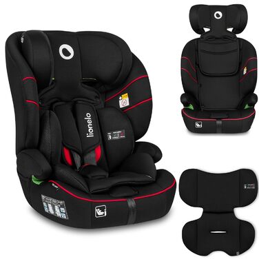 Автокрісло Lionelo Levi i-Size 76–150см, група 1/2/3, R129, чорне