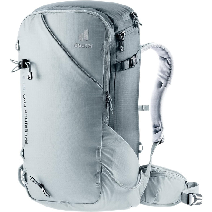 Жіночий туристичний рюкзак Deuter Freerider Pro 32+10 л, для лижних турів, сірий