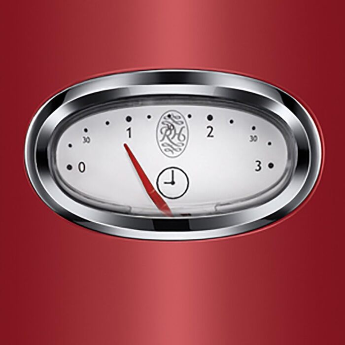 Тостер Russell Hobbs + Електричний чайник Russell Hobbs Retro червоний, клас енергоефективності A