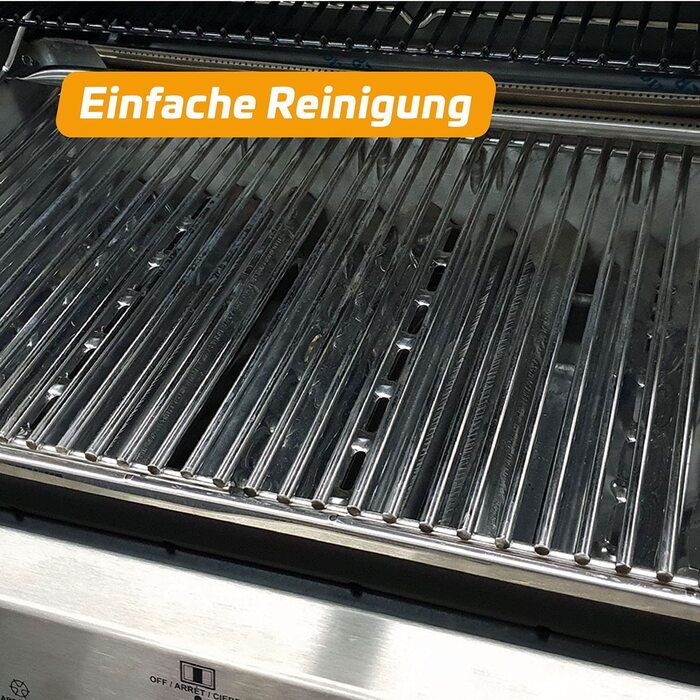 Гриль-решітка Grillfürst з нержавіючої сталі для Broil King Signet, легка у догляді, товщина 8 мм, запасна решітка 38×32,2 см