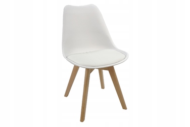 Комплект обіднього стола з 4 стільцями Interni: розкладний прямокутний стіл 120x80 см, колір дуб крафт