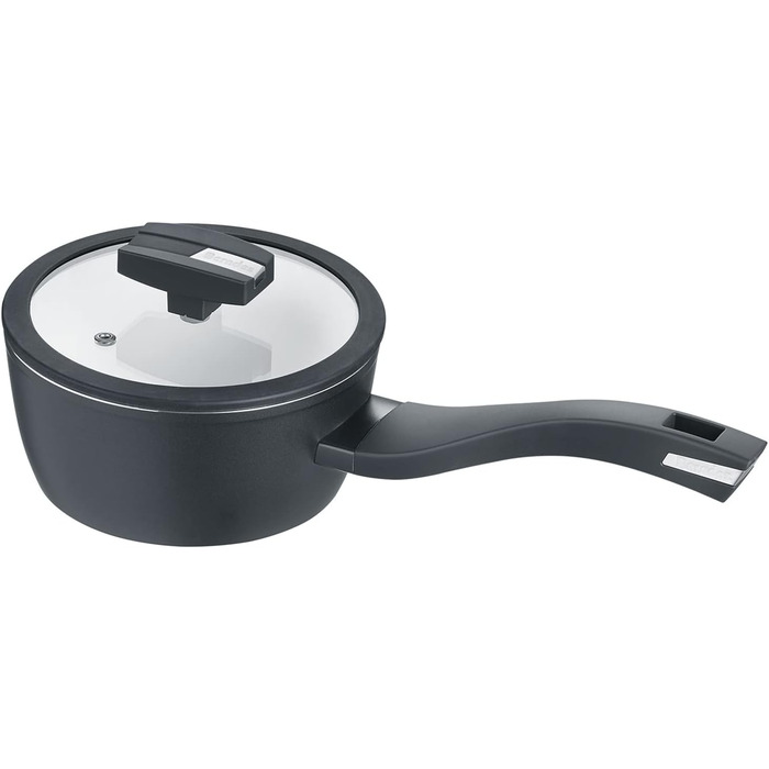 Каструля Berndes Topf Balance b.nature 16 см з кришкою, з індукційним дном, з антипригарним покриттям з кварцу