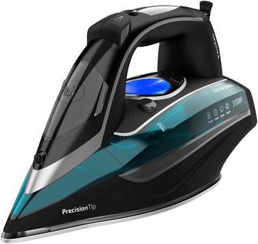 Парова праска Cecotec Fast&Furious 6060 Ultra, 3100 Вт, анодована підошва, автоматична подача води, авто-відключення, постійна пара 75 г/хв, сенсорне керування, LCD-дисплей