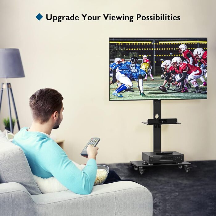 Мобільна TV стійка BONTEC з роликами для 30-70