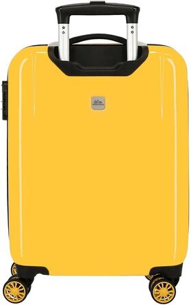 Дитяча валіза Disney Winnie The Pooh, жовта, 38x55x20 см, жорсткий ABS, 4 колеса, 78 л, ручна поклажа