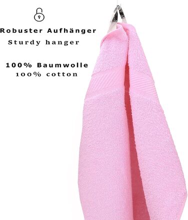 Набір рушників Betz Palermo 6 шт 70x140 см 100% бавовна рожеві для душу та ванної