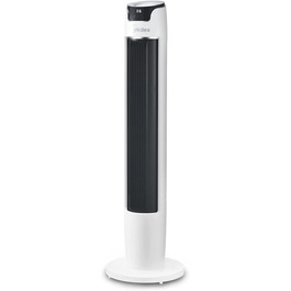 Вентилятор-колона Midea FZ10-16AR з пультом, 110 см, 6 швидкостей, 3 режими, таймер 12 годин, білий, осциляція 60°