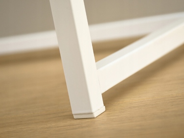 Консоль Mebel-Partner, білий матовий, 80 x 76,5 x 28 см