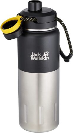 Термобутилка Jack Wolfskin KAROO 0.75 л, чорна, ізотермічна, універсальний розмір
