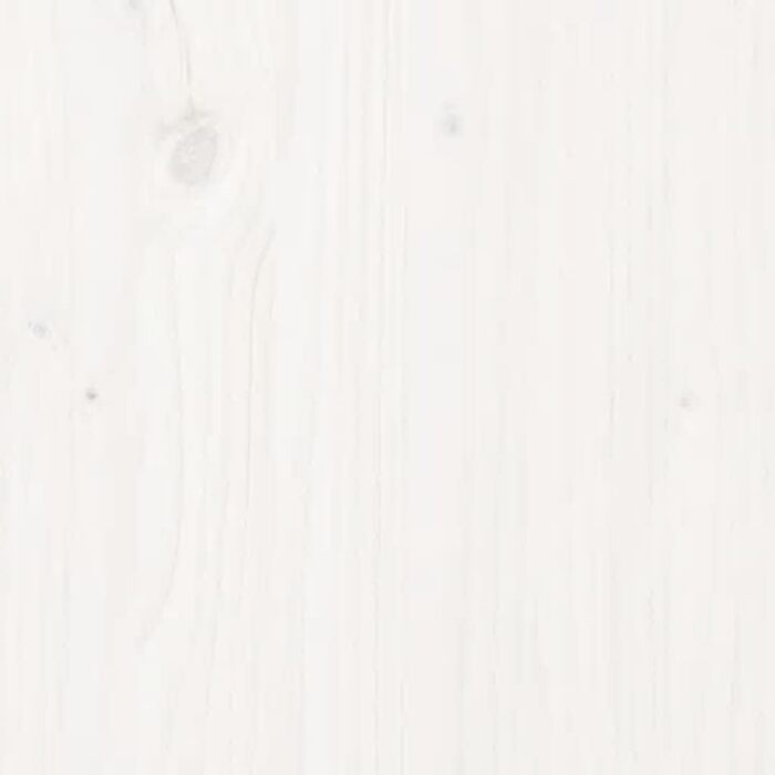 Біла лавка для взуття vidaXL з масиву сосни 110x38x45,5 см — взуттєва полиця з сидінням для передпокою, органайзер для взуття, містка шафа для взуття