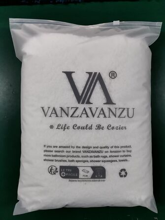 VANZAVANZU килимок для ванної, нековзний, мікрофібра, білий, 40x60 см, суперпоглинаючий, м'який, швидковисихаючий, машинне прання