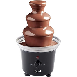 Шоколадний фонтан Opal - фонтан з нержавіючої сталі, електричний 3-ярусний, 500 мл, 90 Вт, для бранчу, вечірок, свят (OCF17)