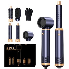 Mogawave Airstyler 5-в-1 Airbrush Pro 1000W: Фен-щітка, стайлер для волосся з іонізацією та обертанням