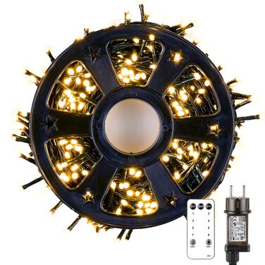 Світлодіодна гірлянда MAGGIFT 40м 400 LED для вулиці та дому, теплий білий колір, IP44 водонепроникна, з пультом керування та таймером, 8 режимів роботи для саду, весілля та Різдва