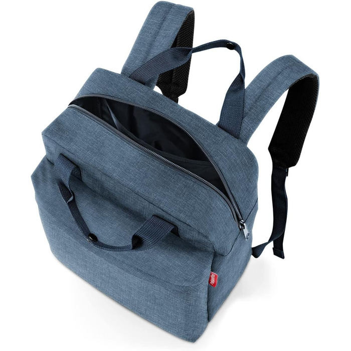 Рюкзак reisenthel allday M Twist Blue – універсальний водонепроникний для подорожей, роботи, покупок, ручна поклажа