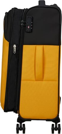 Валіза American Tourister Daring Dash Spinner M, розширювана, 67/75 л, 66.5 см, чорна/жовта