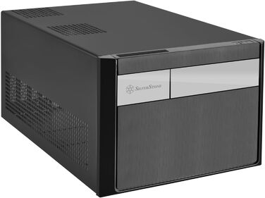 Комп'ютерний корпус SilverStone SST-SG11B Sugo Micro ATX Cube, чорний