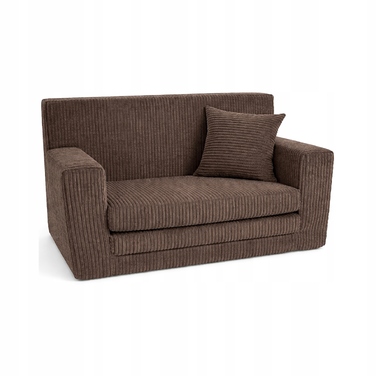 Диван Fortisline Rosalia 83 x 112 см, вельвет, коричневий