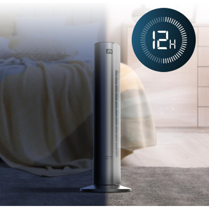 Вентилятор Cecotec EnergySilence 790 Skyline 50W 76 см з таймером, білий