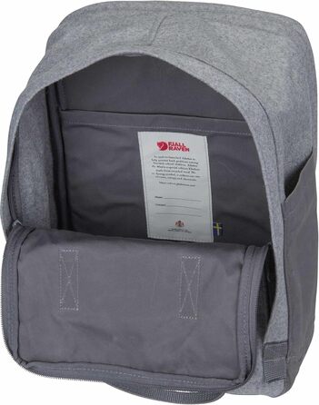 Рюкзак Fjällräven Kånken Re-Wool для ноутбука 15'', унісекс, 40x28x16 см, гранітно-сірий