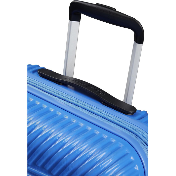 Дорожня валіза American Tourister Mickey Clouds Spinner S, розширювана, 55 см, 38/45 л, синя (Mickey Tranquil Blue), ручна поклажа
