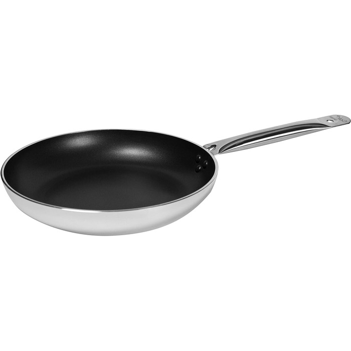 Сковорода Topkapi Gourmet Expert 22 см, антипригарна, індукційна, алюмінієва, потрійне покриття, ручка з нержавіючої сталі, професійна якість
