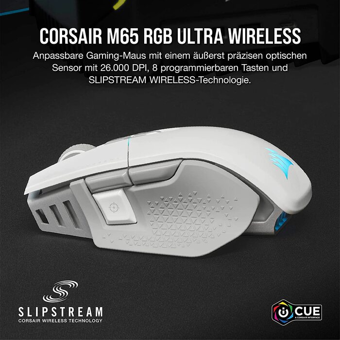 Ігрова дротова миша Corsair для FPS-шутерів з регульованим сенсором