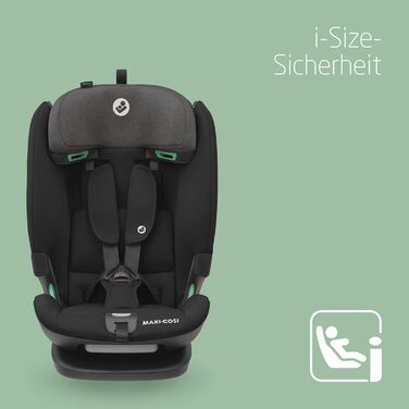 Дитяче автокрісло Maxi-Cosi Titan Plus i-Size, 76-150 см, з G-CELL захистом, 4 положення, чорне