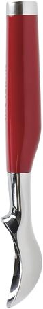 Ложка для морозива KitchenAid Eisportionierer, червона (Empire Red), нержавіюча сталь, для тіста, для мийки посуду