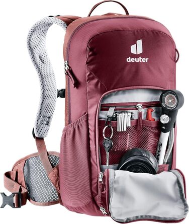 Жіночий велосипедний рюкзак Deuter Bike I 18 SL, 18 л, бордовий