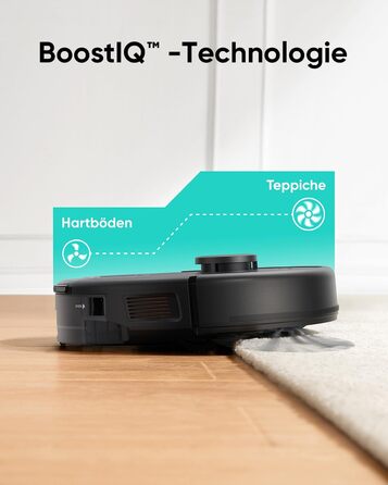 Робот-пилосос eufy L60 з потужністю 5000 Па, лазерна навігація, додаткова керованість, для глибокого очищення підлоги, ідеальний для шерсті, килимів і твердих покриттів