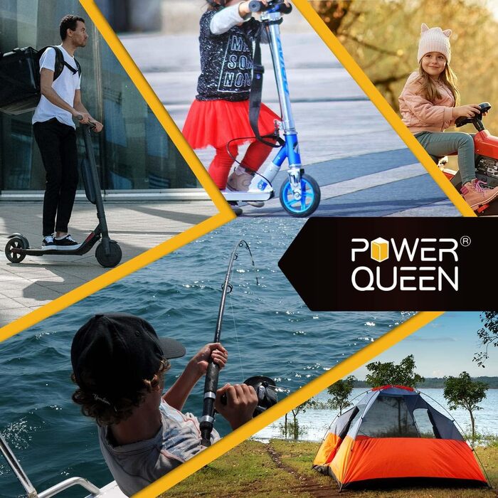 LiFePO4 акумулятор Power Queen 12V 100Ah літій-залізо-фосфатна батарея для кемперів та будинків на колесах