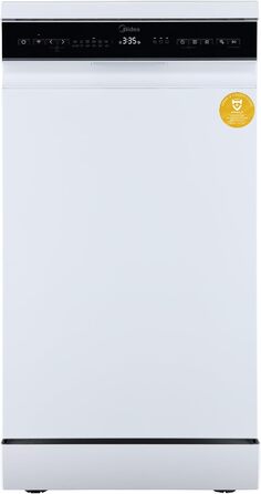 Посудомийна машина Midea SF 3.45N PRO: 9 комплектів, Inox, Wi-Fi, 47 dB, 3/6/9h таймер, 45 см