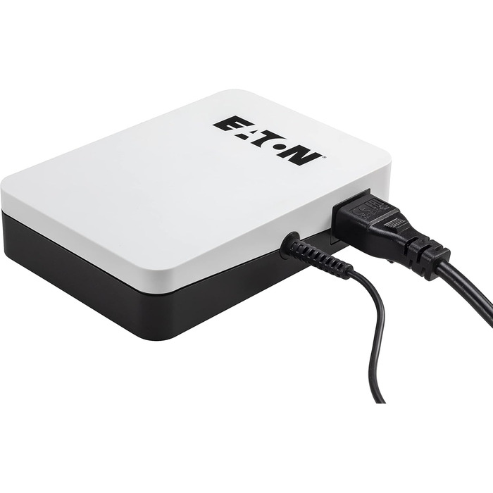 USV Eaton 3S Mini 36W для роутерів, камер та Smart Home - 9/12/15/19V DC, Білий/Чорний