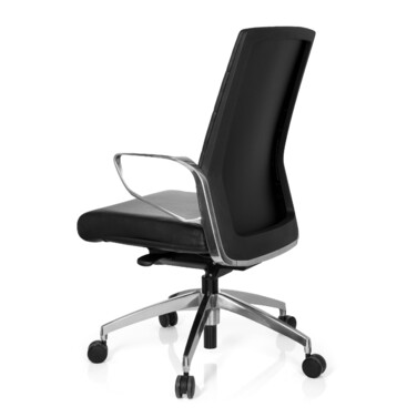 Офісне крісло PROVIDER зі штучної шкіри чорний hjh OFFICE