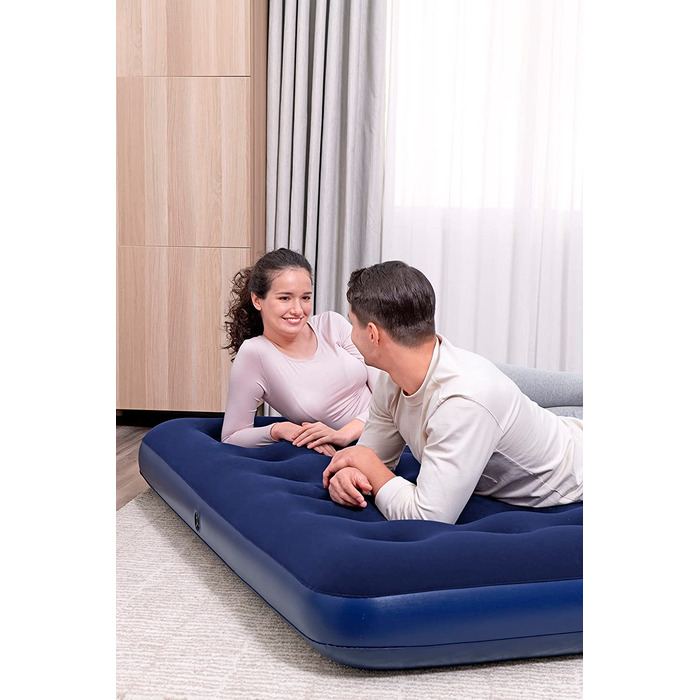 Надувний матрац Bestway King Single 203x183x22 см, сірий, для дому та відпочинку