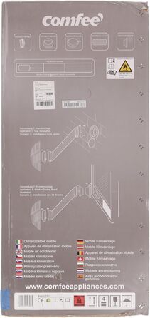 Переносний кондиціонер Comfee MPPH-09CRN7, 9000 BTU (2,6 кВт), охолодження, вентиляція та осушення, для приміщень до 33 м², з гнучким повітроводом