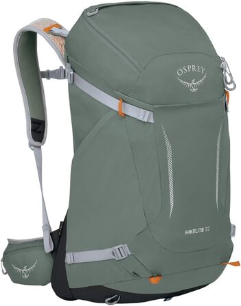 Універсальний туристичний рюкзак Osprey Hikelite 32 л, S-M, зелений Pine Leaf