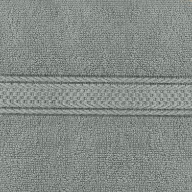 Рушники Utopia Towels з бавовни, набір 6 шт, 100% бавовна, ультрам'які та дуже всмоктуючі, 41x71 см, сірі