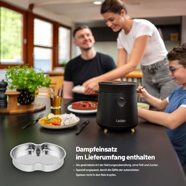 Мультиварка Lauben для рису 1.5л, 350W, 9 програм, цифровий дисплей, антипригарне покриття