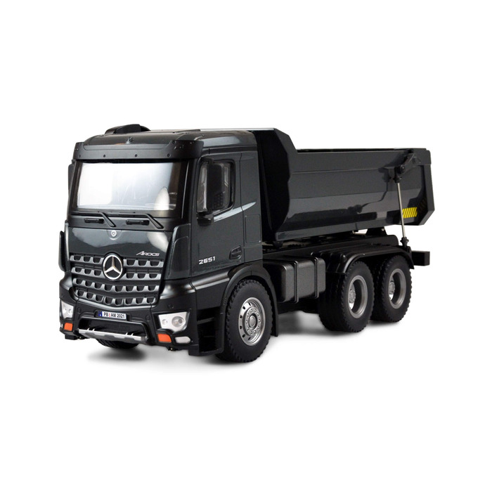 Модель самоскида Mercedes-Benz Kipper PRO Metall V2 2.4GHz сірий - RTR