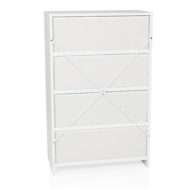 Комод ESTORIA 58x30x91см 4 відділення білий hjh LIVING