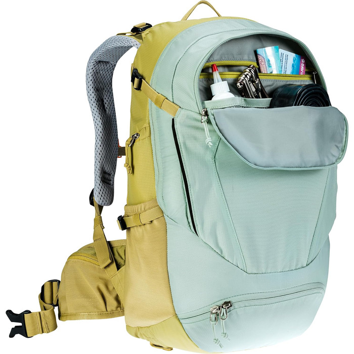 Жіночий велосипедний рюкзак Deuter Trans Alpine 22 SL 22 л (2024), морозно-зелений
