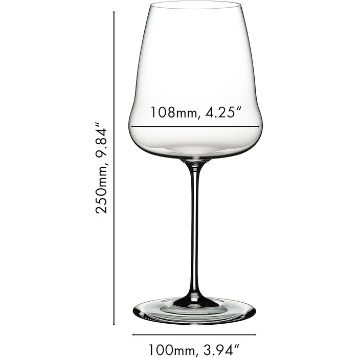 Бокал для вина Riedel Winewings Chardonnay, прозорий, 1 шт.