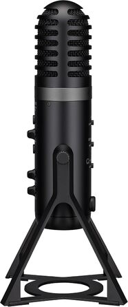 Yamaha AG01 USB-мікрофон для стрімінгу, конденсаторний, високоякісний звук, для Windows, Mac, iOS, Android, чорний