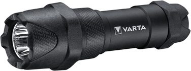 Ліхтарик VARTA Indestructible F10 Pro LED 6 Вт з 3 батарейками AAA, водо- та пилозахищений, ударостійкий, робочий ліхтар з двома режимами освітлення